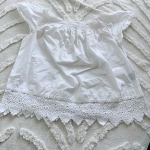 W.W.W. White shoulder blouse